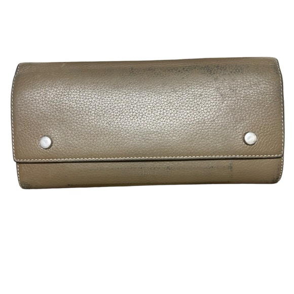 CELINE Taupe Continental Long Wallet - Full Inclusion - Picture 2 of 8